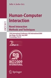 Tapa de Human-Computer Interaction. Interacting in Various Application Domains
