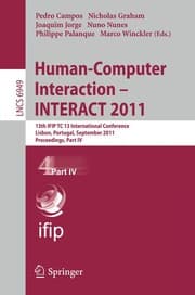 Tapa de Human-Computer Interaction – INTERACT 2011