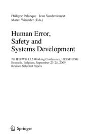 Tapa de Human Error, Safety and Systems Development