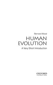 Tapa de Human Evolution: A Very Short History