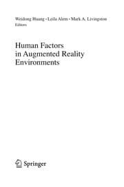 Tapa de Human Factors in Augmented Reality Environments