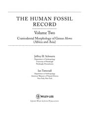 Tapa de The human fossil record