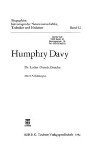 Tapa de Humphry Davy
