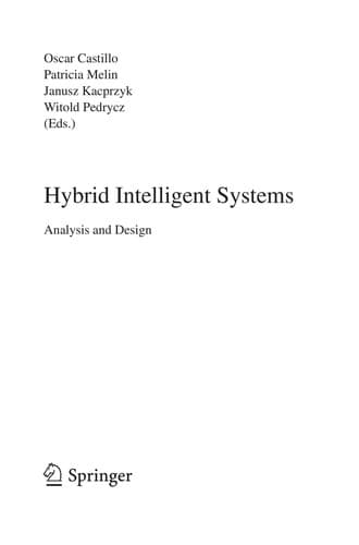Tapa de Hybrid intelligent systems