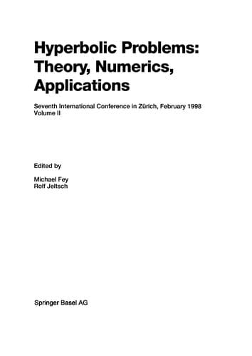 Tapa de Hyperbolic Problems: Theory, Numerics, Applications