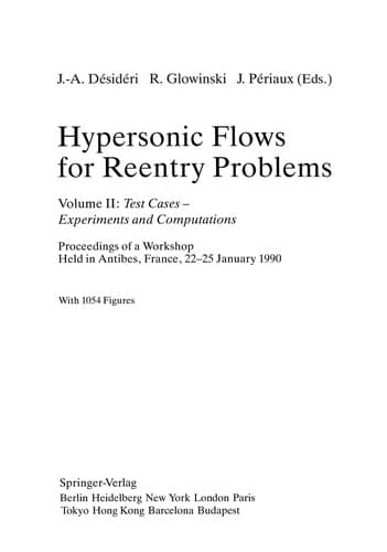 Tapa de Hypersonic Flows for Reentry Problems