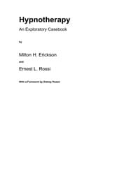 Tapa de Hypnotherapy, an exploratory casebook