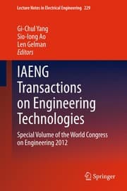 Tapa de IAENG Transactions on Engineering Technologies