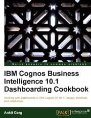 Tapa de IBM Cognos Business Intelligence 10. 1 Dashboarding Cookbook