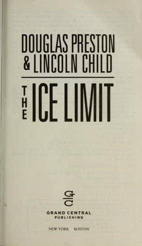 Tapa de The ice limit