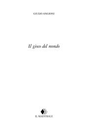 Tapa de Il gioco del mondo