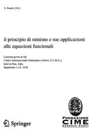 Tapa de Il principio di minimo e sue applicazioni alle equazioni funzionali