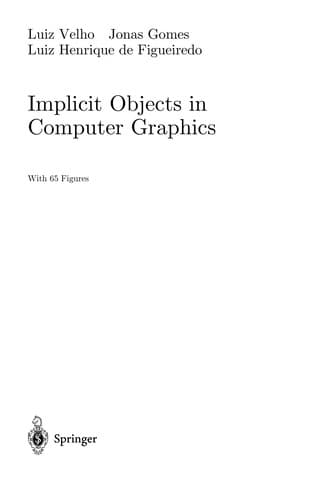 Tapa de Implicit objects in computer graphics
