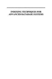 Tapa de Indexing Techniques for Advanced Database Systems