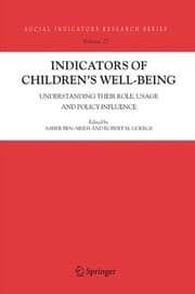 Tapa de Indicators of children's well-being