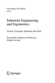 Tapa de Industrial engineering and ergonomics