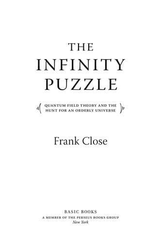 Tapa de The infinity puzzle