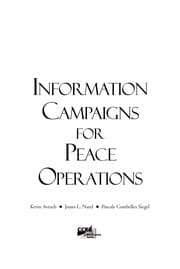 Tapa de Information campaigns for peace operations