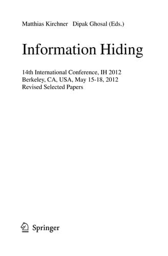 Tapa de Information Hiding