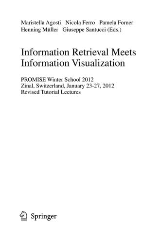 Tapa de Information Retrieval Meets Information Visualization
