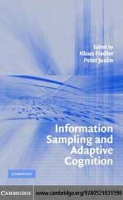 Tapa de Information Sampling and Adaptive Cognition