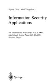 Tapa de Information Security Applications