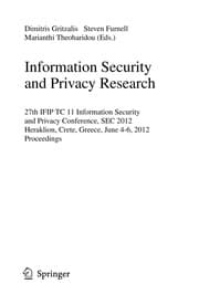 Tapa de Information Security and Privacy Research