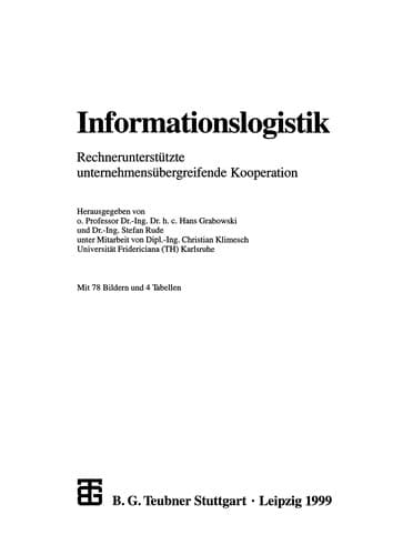 Tapa de Informationslogistik