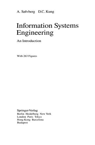 Tapa de Information Systems Engineering