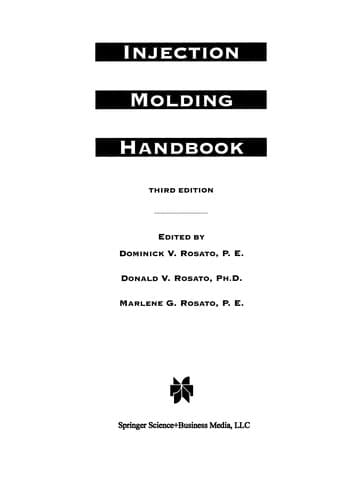 Tapa de Injection Molding Handbook