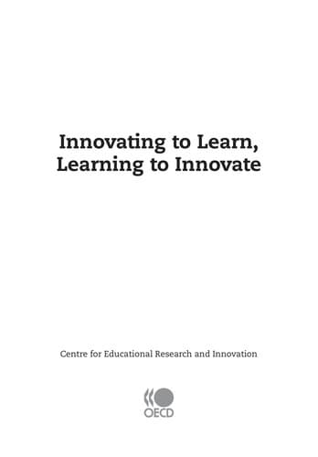 Tapa de Innovating to learn, learning to innovate