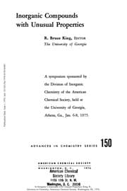 Tapa de Inorganic compounds with unusual properties