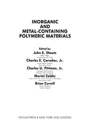 Tapa de Inorganic and Metal-Containing Polymeric Materials