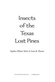 Tapa de Insects of the Texas lost pines