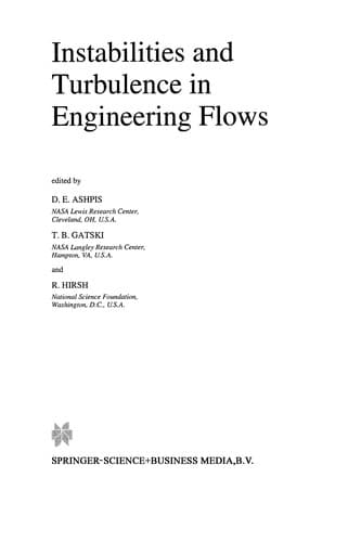 Tapa de Instabilities and Turbulence in Engineering Flows