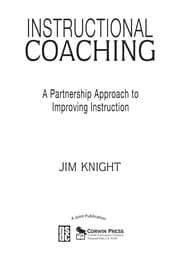 Tapa de Instructional coaching