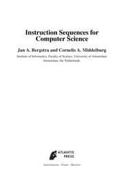 Tapa de Instruction Sequences for Computer Science