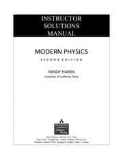 Tapa de Instructor solutions manual Sears and Zemansky's University physics
