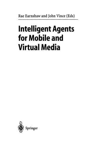 Tapa de Intelligent Agents for Mobile and Virtual Media