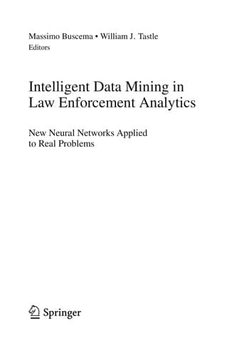 Tapa de Intelligent Data Mining in Law Enforcement Analytics