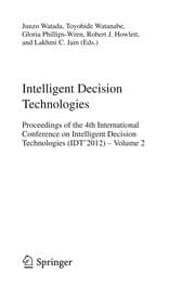 Tapa de Intelligent Decision Technologies
