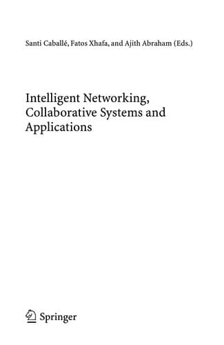 Tapa de Intelligent Networking, Collaborative Systems and Applications