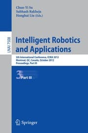 Tapa de Intelligent Robotics and Applications