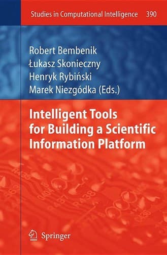 Tapa de Intelligent Tools for Building a Scientific Information Platform