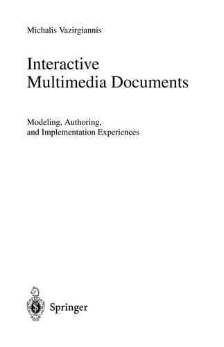 Tapa de Interactive Multimedia Documents