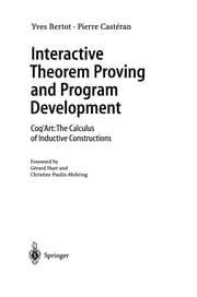 Tapa de Interactive Theorem Proving and Program Development