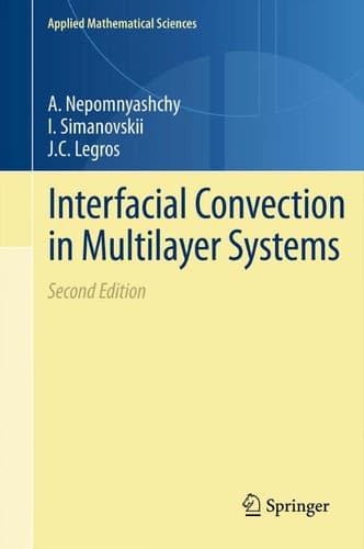 Tapa de Interfacial convection in multilayer systems