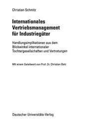 Tapa de Internationales Vertriebsmanagement fu r Industriegu ter
