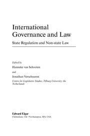 Tapa de International governance and law