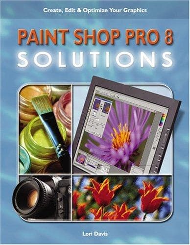 Tapa de Paint Shop Pro 8 Solutions